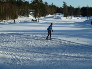 Skidspår Nacka Golf, Fotograf Torsten Hjälm